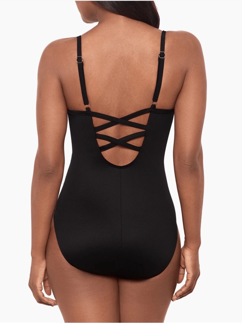 NWT Miraclesuit Swim Paka Mayan Temptation One Piece Swimsuit Sz 14 - Picture 4 of 11